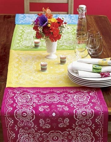 Bandana Table Runners