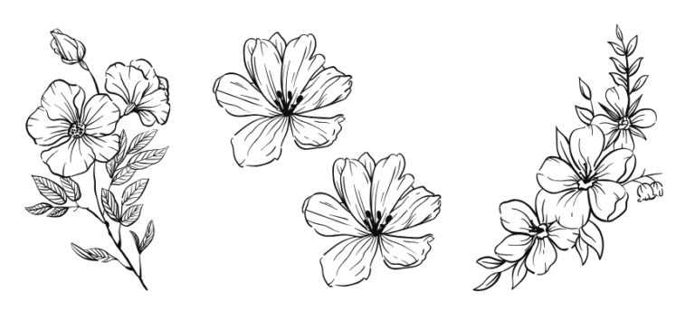 11 Gorgeous Woodburning Flower Patterns