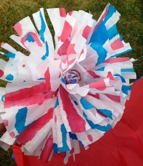 Patriotic Pom Poms