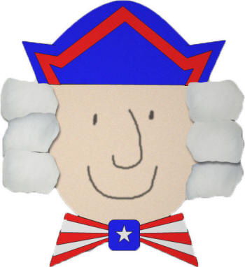 George Washington Cotton Ball and Paper Craft