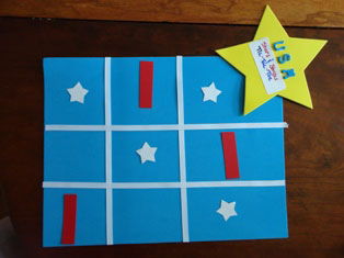 Stars and Stripes Tic-Tac-Toe