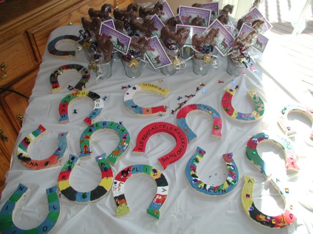 Colorful Horseshoes