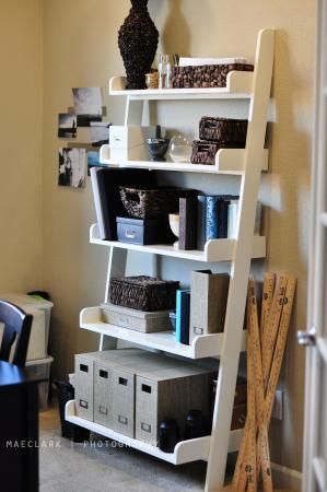 do it yourself ladder shelf