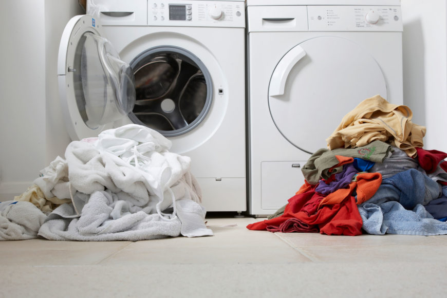 Washing machines and laundry