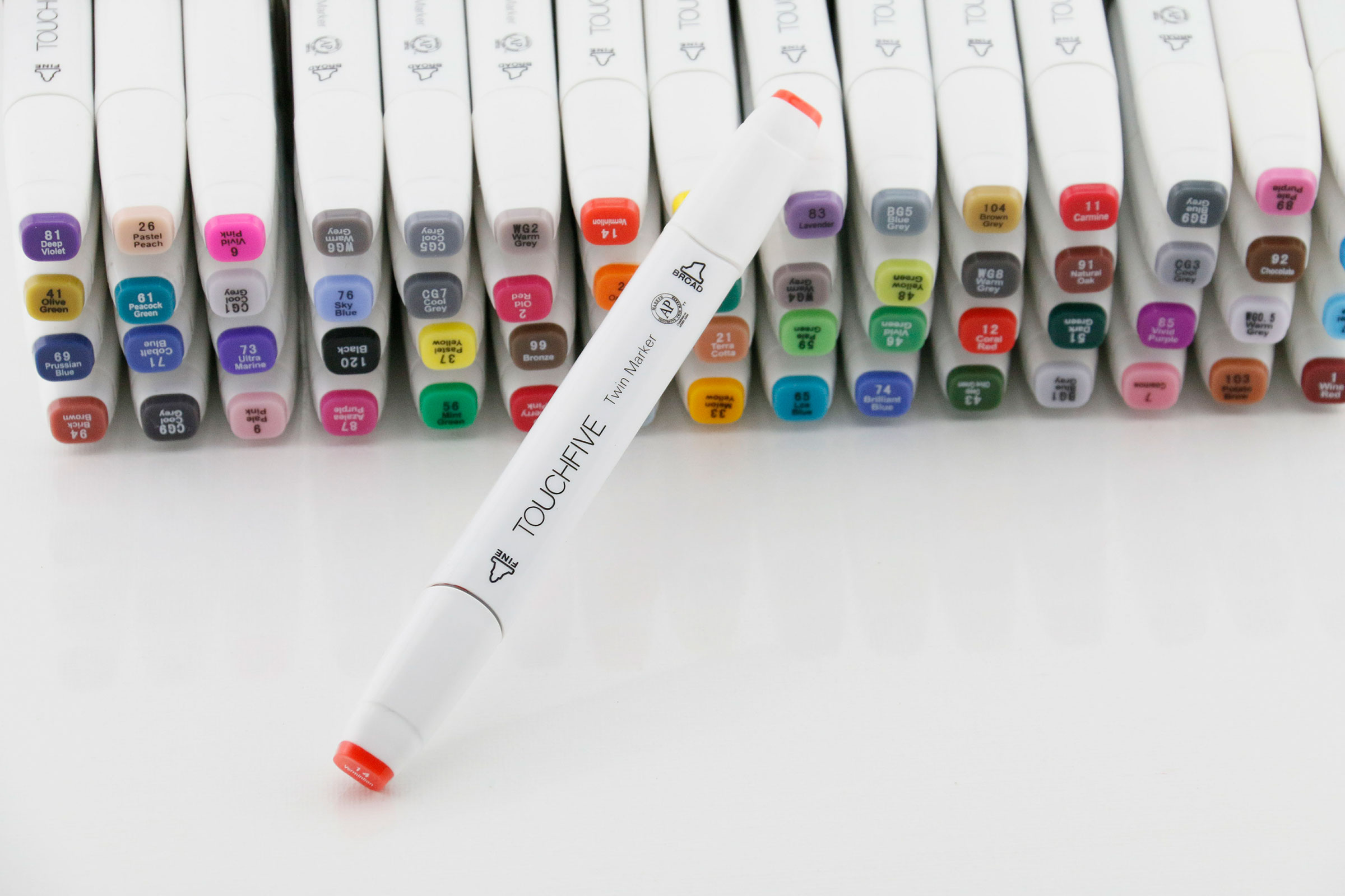 Touch Three Markers Color Chart