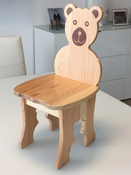 Bear - Wooden Kids Chair