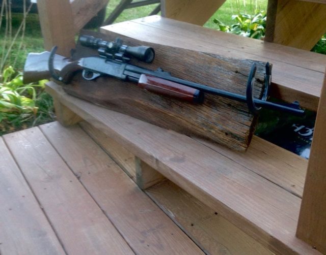 Rustic Gun Rack