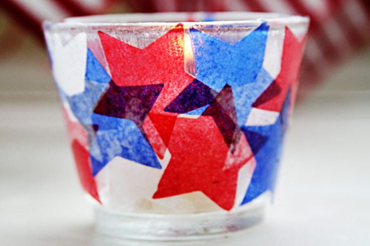 Patriotic Votive Candle Holders