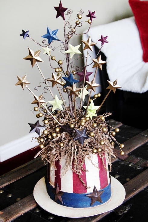 Patriotic Uncle Sam Centerpiece