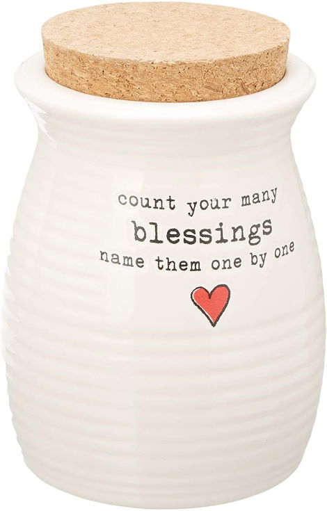 DEI Gratitude Jar, 6.25"h, Mulitcolor