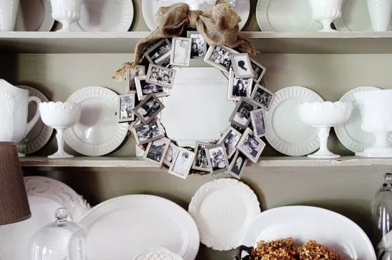 Picture Frame Memory Wreath