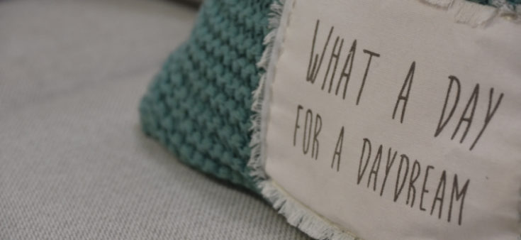 Pillows with a message.