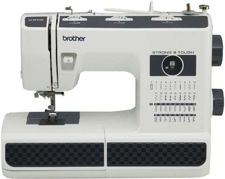 Brother ST371HD Sewing Machine, Strong & Tough, 37 Built-in Stitches, Free Arm Option, 6 Included Feet