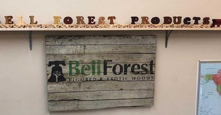 bellforest logo on the store