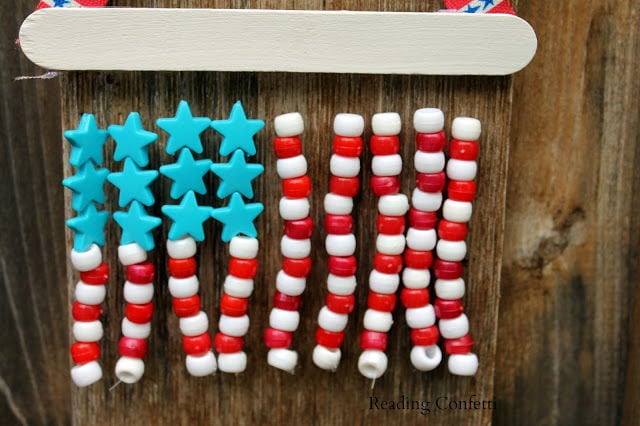 Pony Bead American Flag