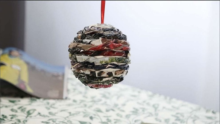 Upcycled Christmas Ornaments