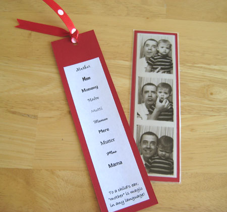 A Simple Bookmark for Mom