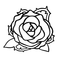 A Simple Rose Icon