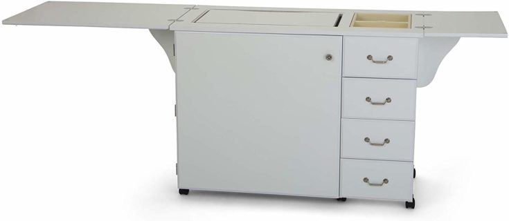 Arrow 351 Norma Jean Sewing Cabinet in a white background.