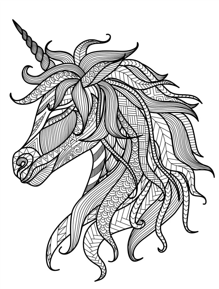 Artistic Unicorn Pattern