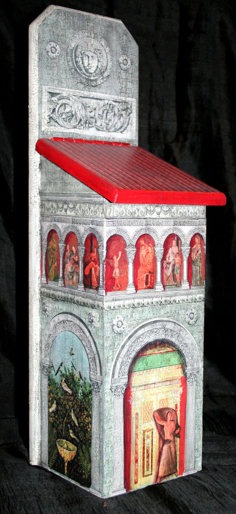 Beautiful Pompeii Style Decoupage Project