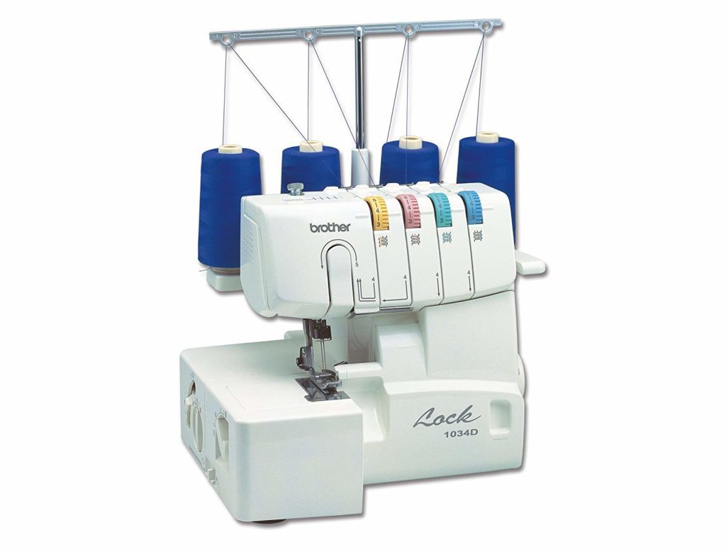 Brother 1034 thread serger with differential feed in white