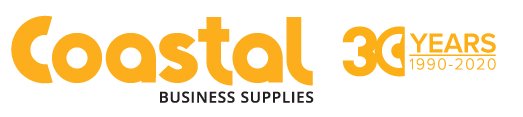 Coastal Business Supplies logo in white background