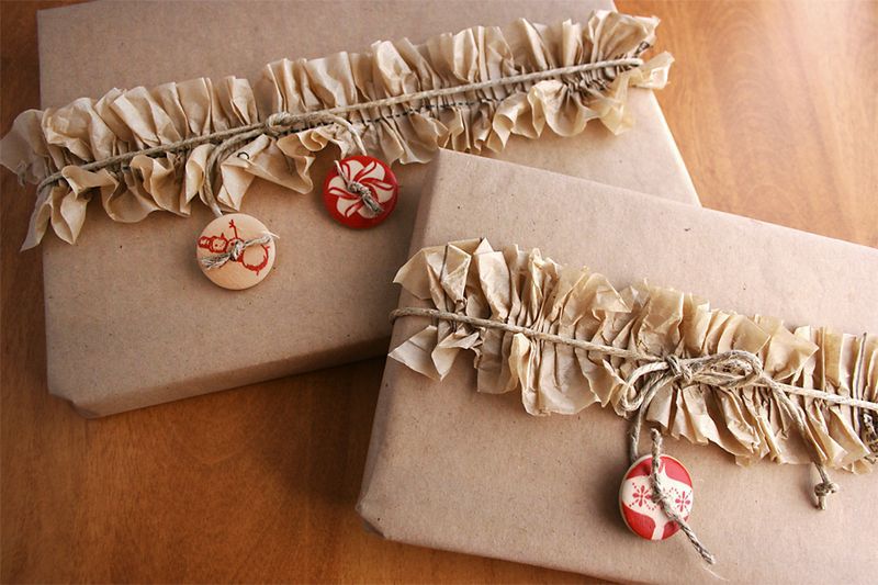 Frilly Gift Wrapping Paper