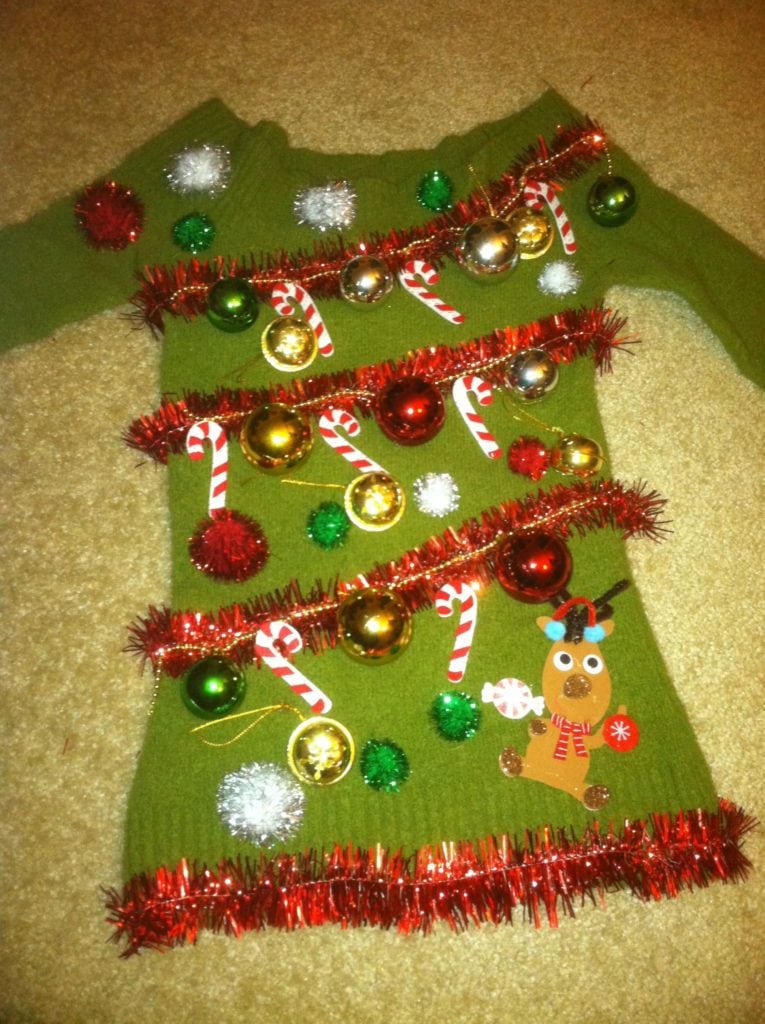 26 DIY Ugly Christmas Sweaters That Prove You're Awesome Ugly Christmas Party Sweater