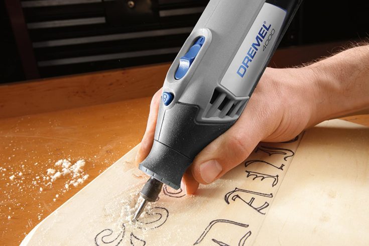 Dremel 4000-4/34 Variable Speed Rotary Tool Kit - Engraver, Polisher, and Sander- Perfect for Cutting, Detail Sanding, Engraving, Wood Carving, and Polishing- 4 Attachments & 34 Accessories
