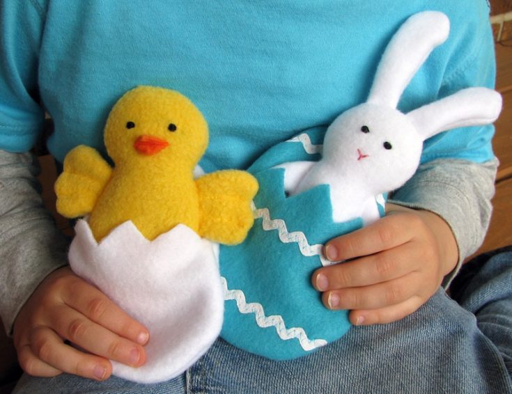 Chick + Bunny Softie Free Pattern