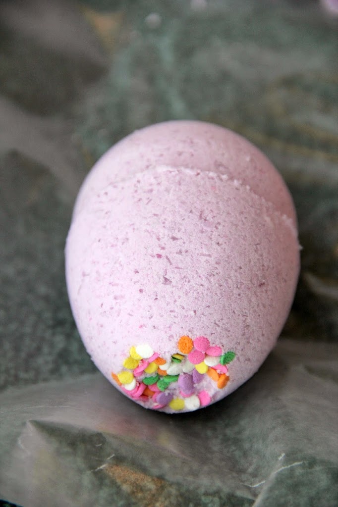 Easter Egg Bath Bombs - color pink