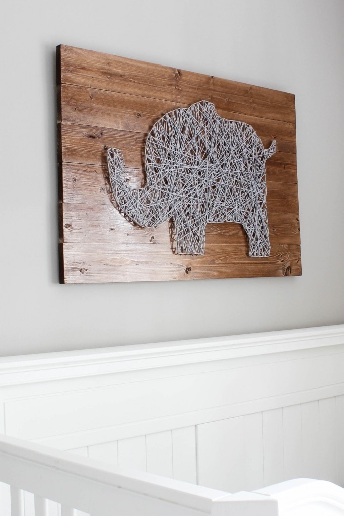 Elephant in the Room string art