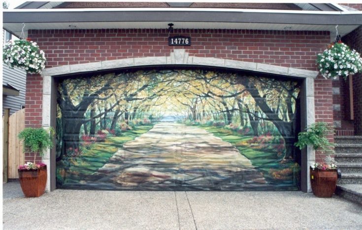 Garage Door Painting