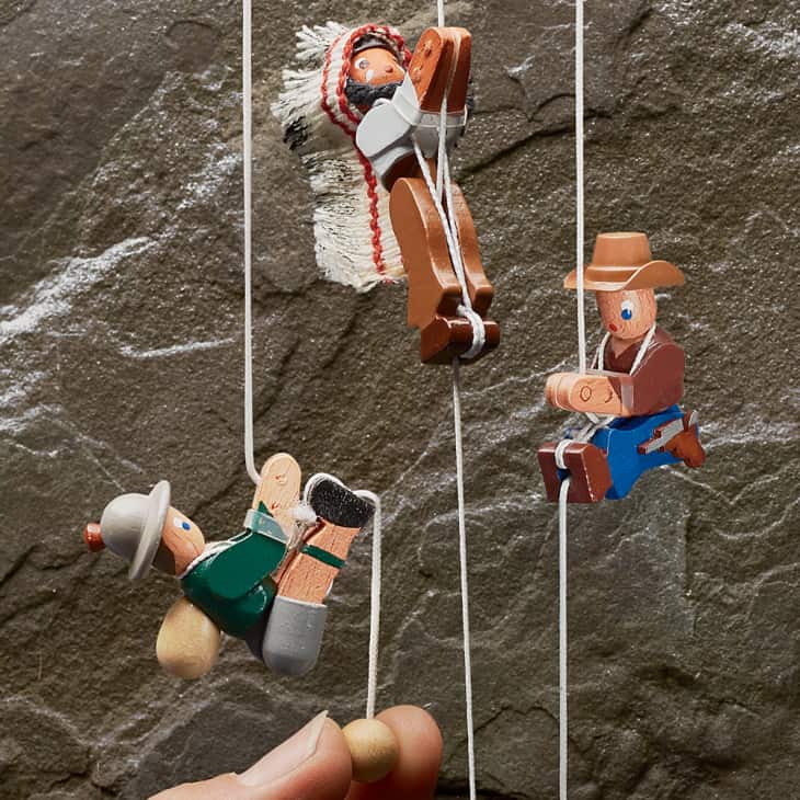 Hand Carved Pull-Up Toys