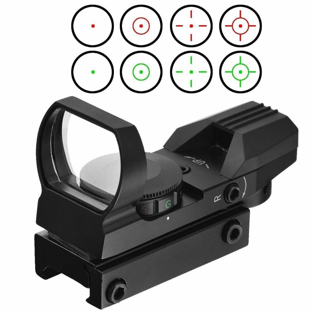 IFLYING LK-S04RG Tactical Red and Green Dot Reflex Sight Scope