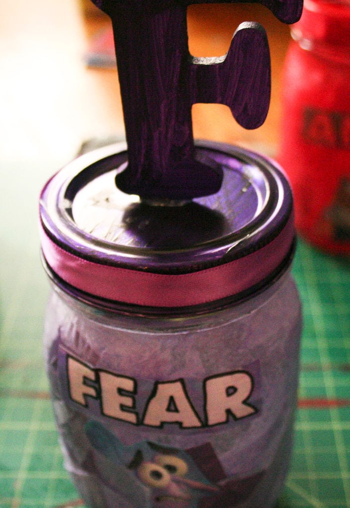 Inside Out Decoupage Jars