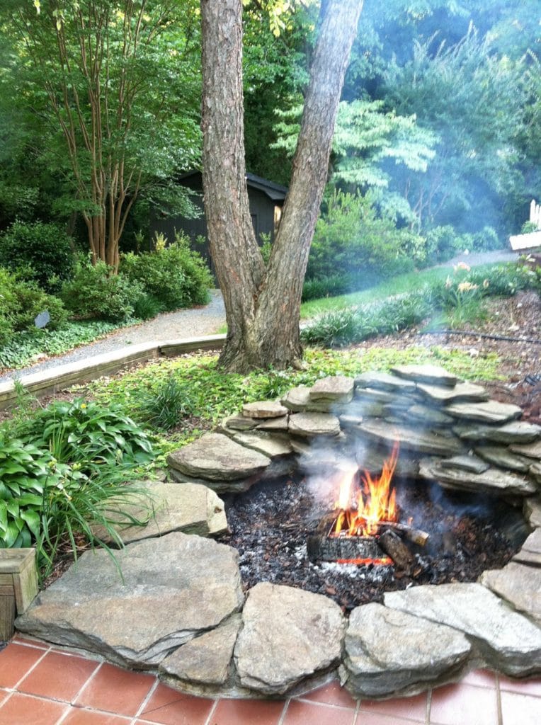 Koi Pond inspired Fire Pit