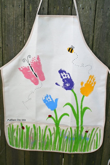 Mother’s Day Handprint Apron