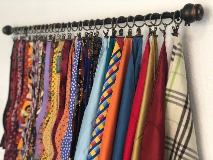 Hanging Scarf Organizer