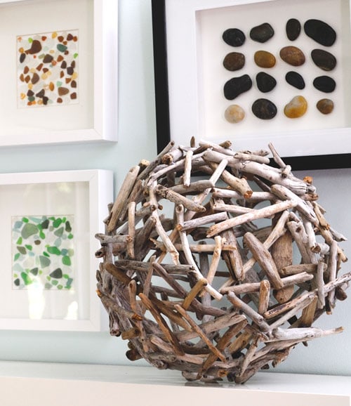 Sculptural Driftwood Orb artistic design