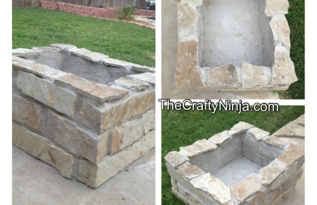 The Crafty Ninja Gorgeous Stone Fire Pit