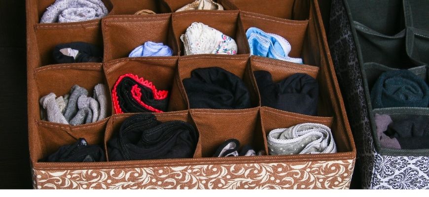clothes arranged