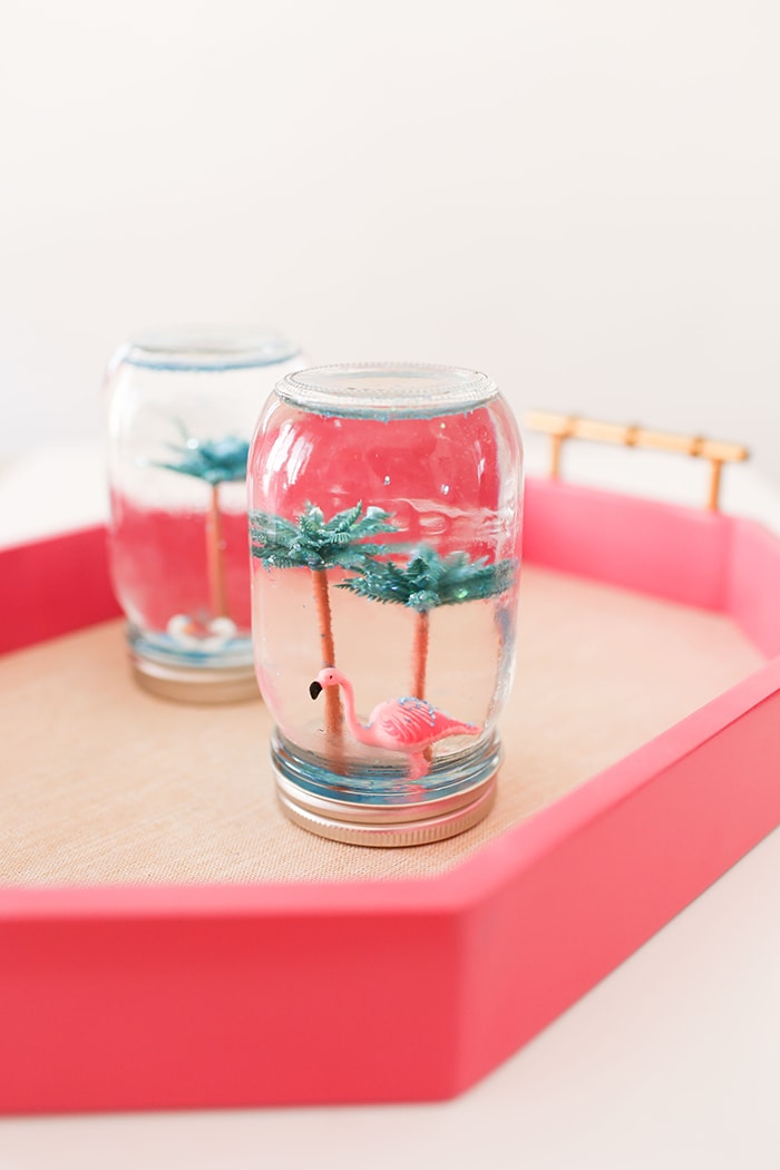 DIY Summer Snow Globes