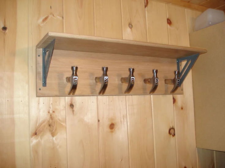 hammer Themed Coat Rack