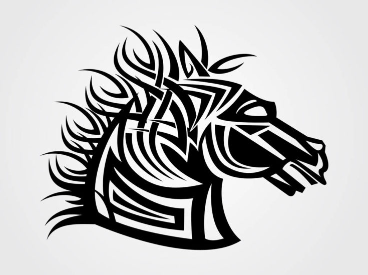 Horse Head Vector