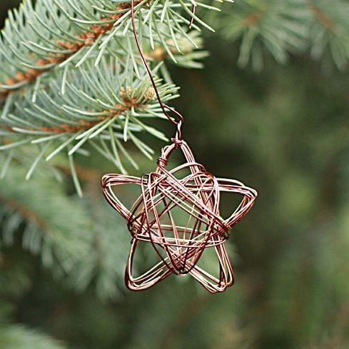 DIY Wire Star Ornament