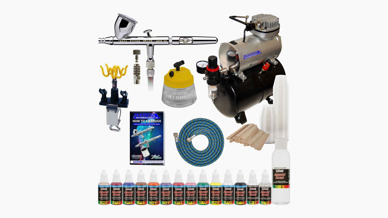 3. PointZero 1/5 HP Airbrush Compressor - wide 7