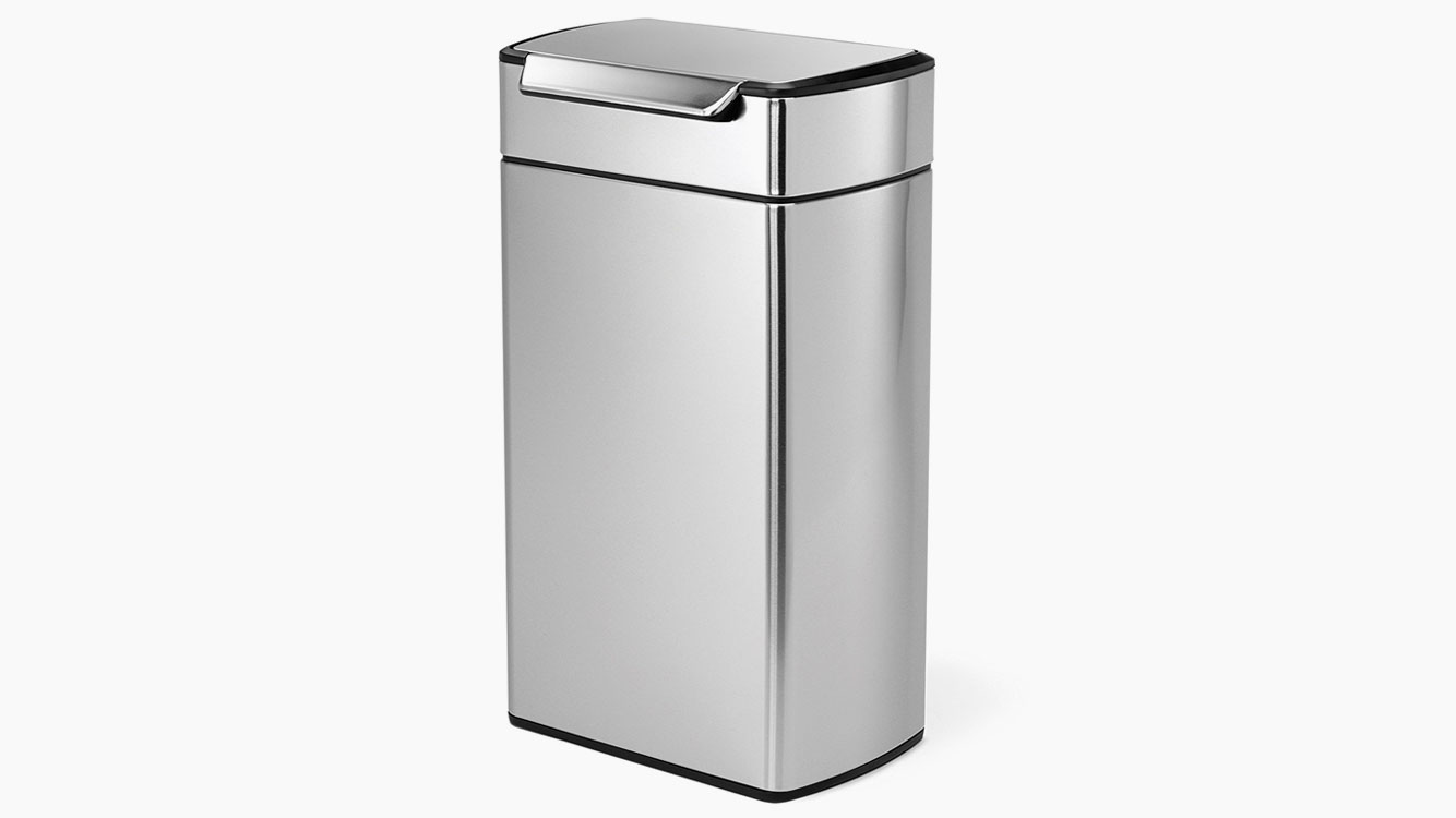 Best Dog Proof Trash Cans Simplehuman Rectangular Touch Bar Trash Can 