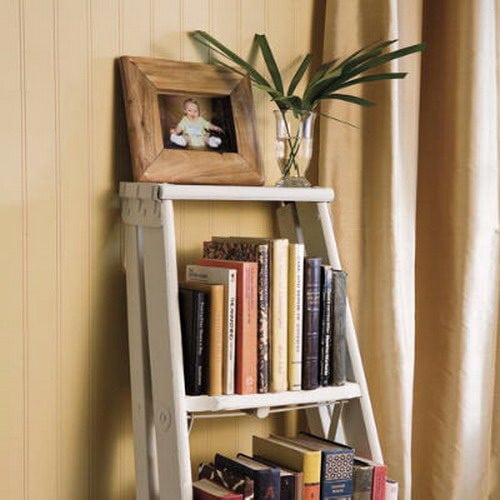 21 Perfect Diy Ladder Bookshelf Bookcase Ideas